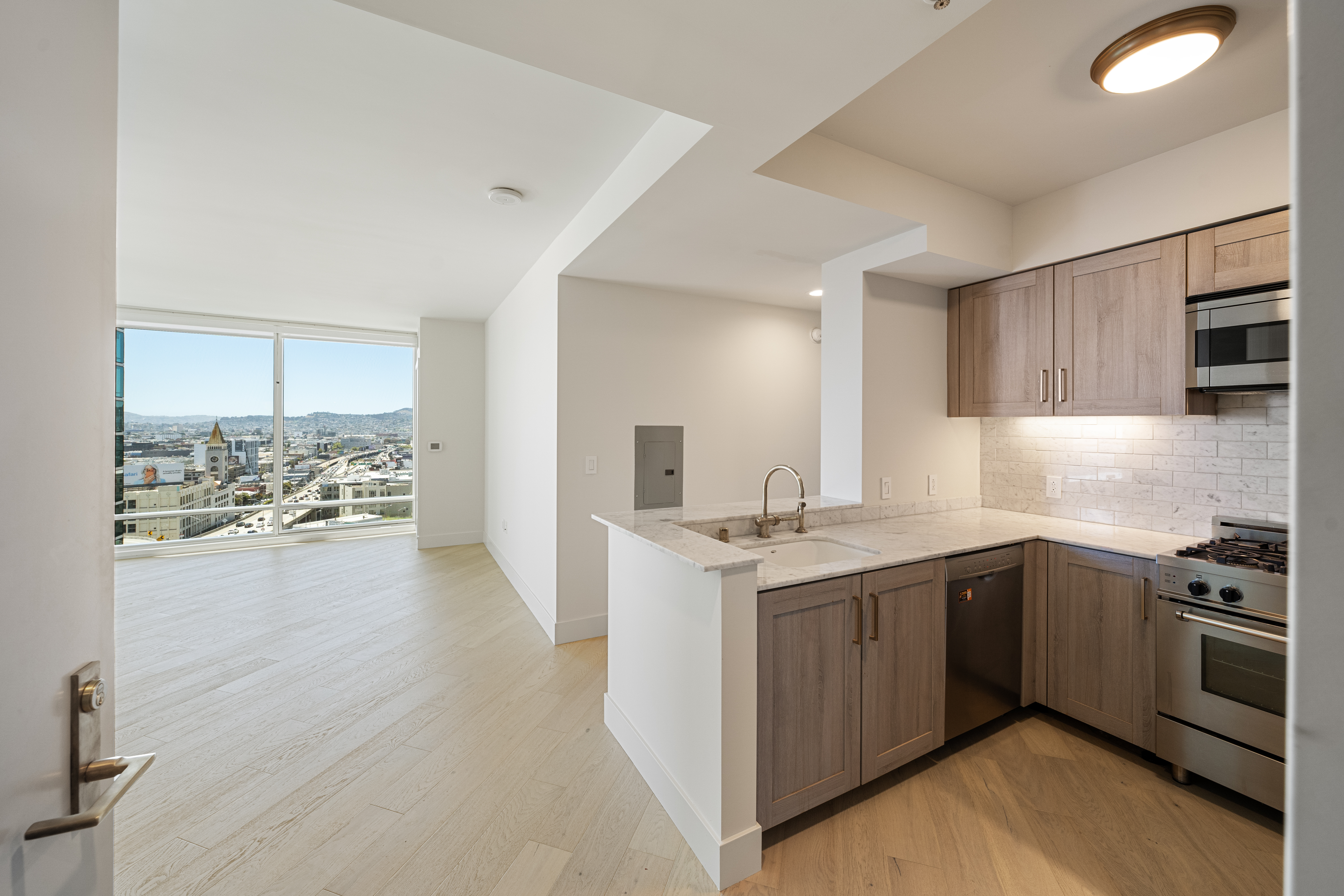 Kitchen & Living Room